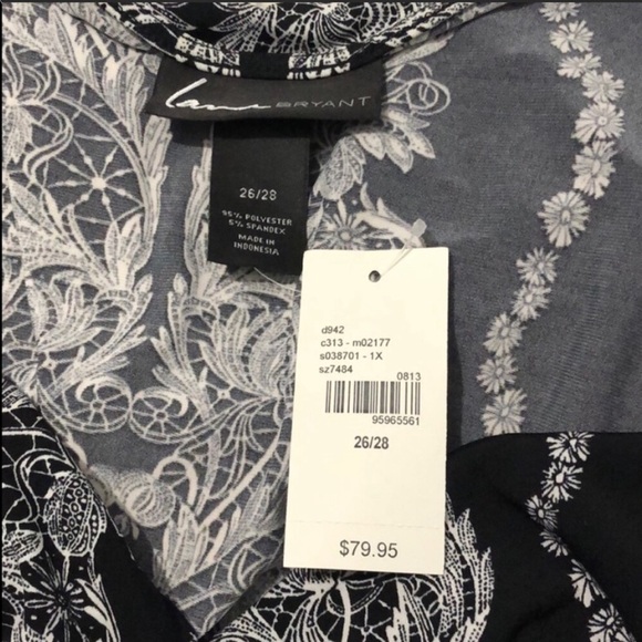 Lane Bryant wrap dress size 26/28 NWT - Picture 7 of 8